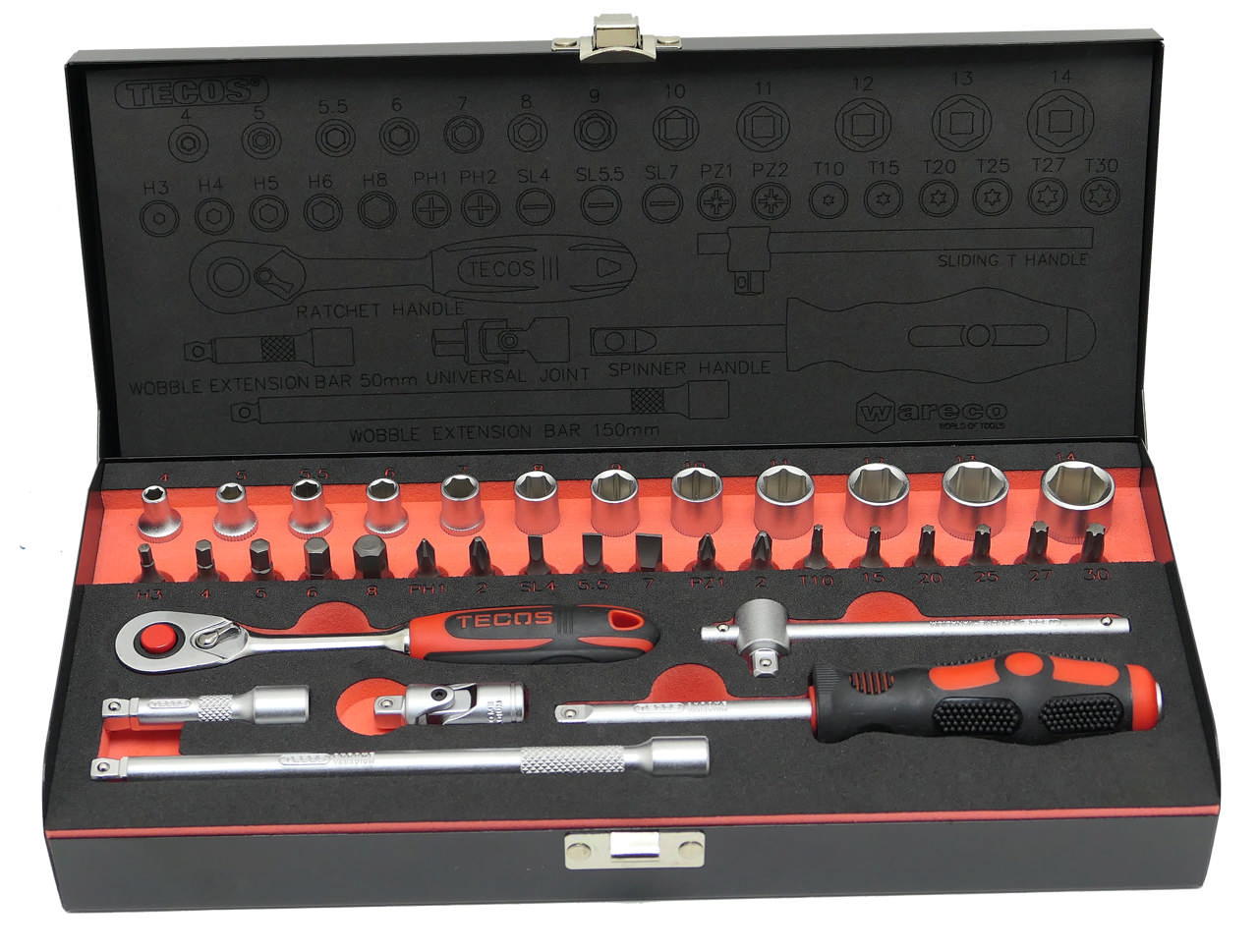 T-0636M Hylsnyckelsatser 1/4