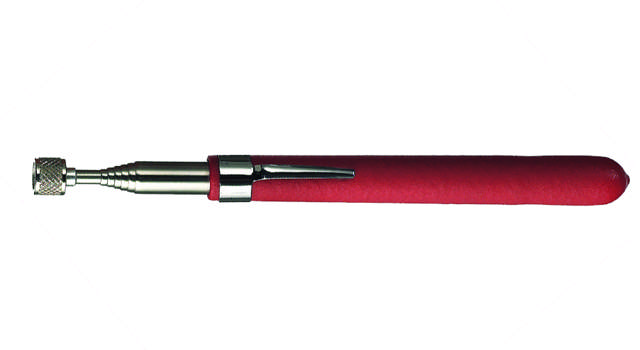 Teleskopmagnet 3,6 kg, L 180-760 mm, Röd