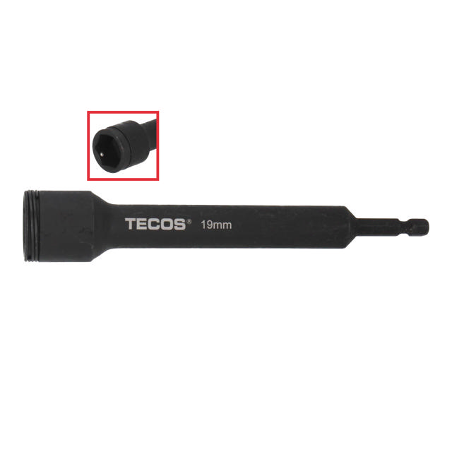 Boltbits genomgångset 19 mm
