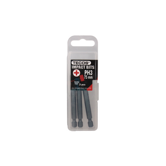 PH Bits, PH3 × 75 mm, 3 stk.