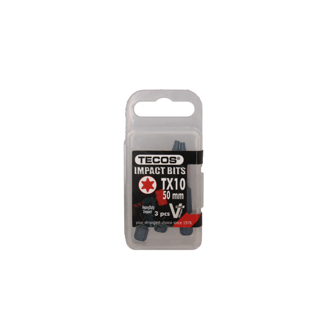 Heavy Duty Impact Torx Bits, TX10 × 50 mm, 3 st