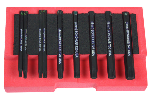 Set 9 ProHold Star Bits 50mm
