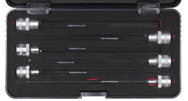 Set 6 ProHold Hex Bits 150mm