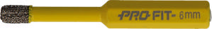 Diamantbor 6 x 8 mm Hex skaft.