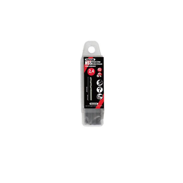 HSS borr Pro Bright, 2,4 × 54 mm, 10 st.