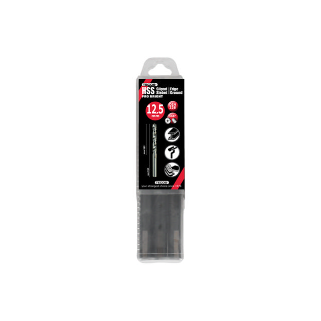 HSS borr Pro Bright, 12,5 × 151 mm, 5 st.
