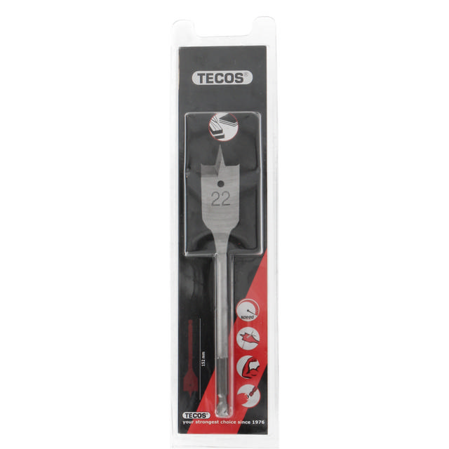 Flatborr 22 x 152 mm