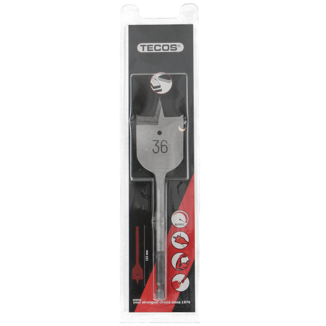 Flatborr 36 x 152 mm