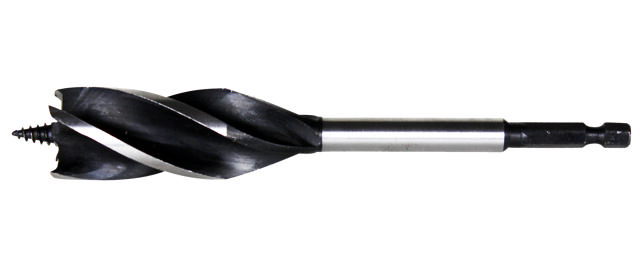 4 Flute Spiralborr 28 x 165 mm