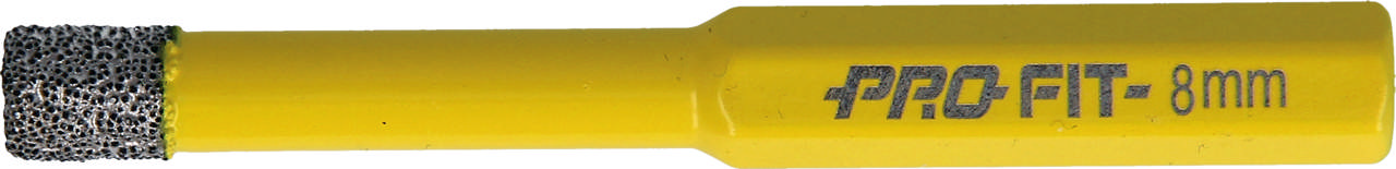 Diamantbor 8 x 8 mm Hex skaft.