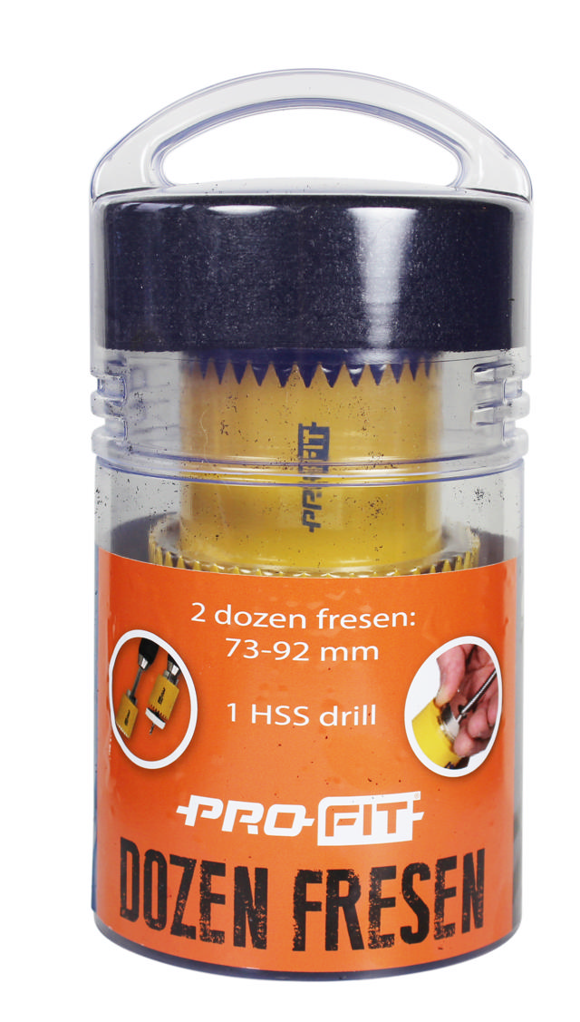 Hålsågset Dozen Fresen 73-92mm 3 delar