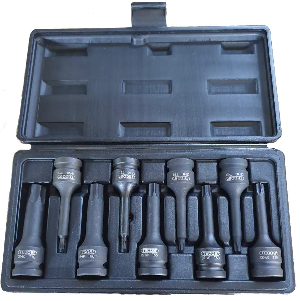 Krafthylssats Torx x1/2