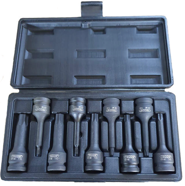 Krafthylssats Torx x1/2