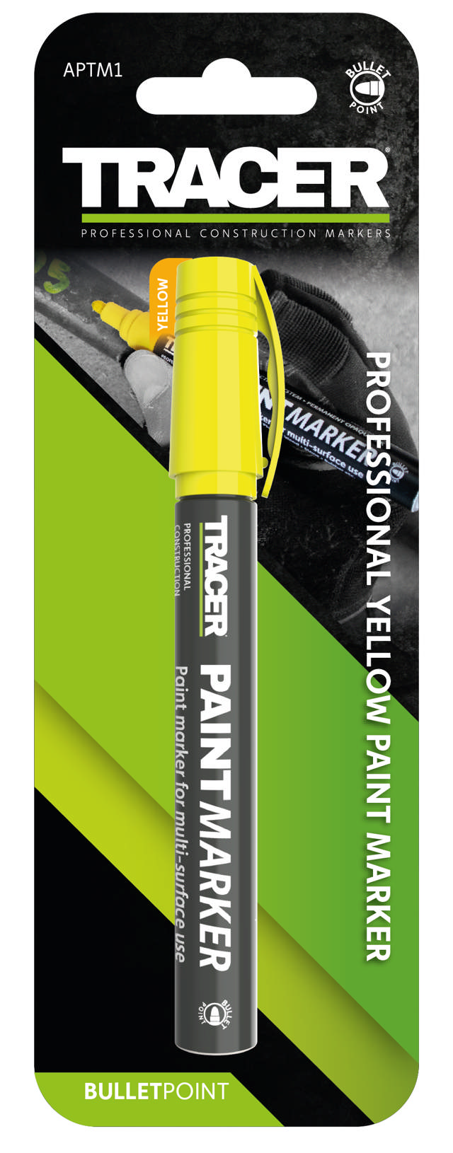 Markeringspenna multi surface - gul