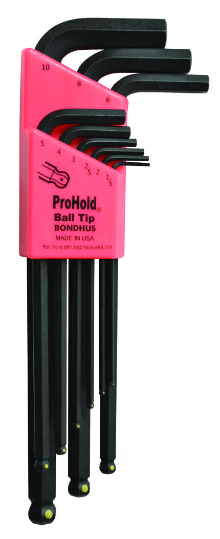 PBLX9 Insexnyckelset; 1,5 - 10 mm