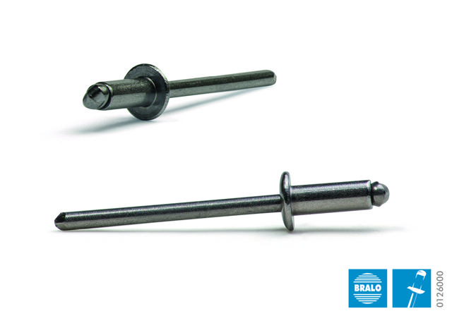 Blindnitte 4,0 x 8 mm A2/A2, 25 stk.