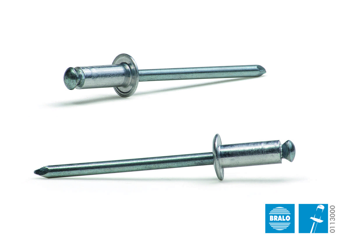 Blindnit 4,8 x 14 mm Alu/Stål, 250 st.