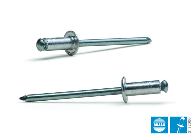 Blindnit 4,8 x 21 mm Alu/Stål, 250 st.