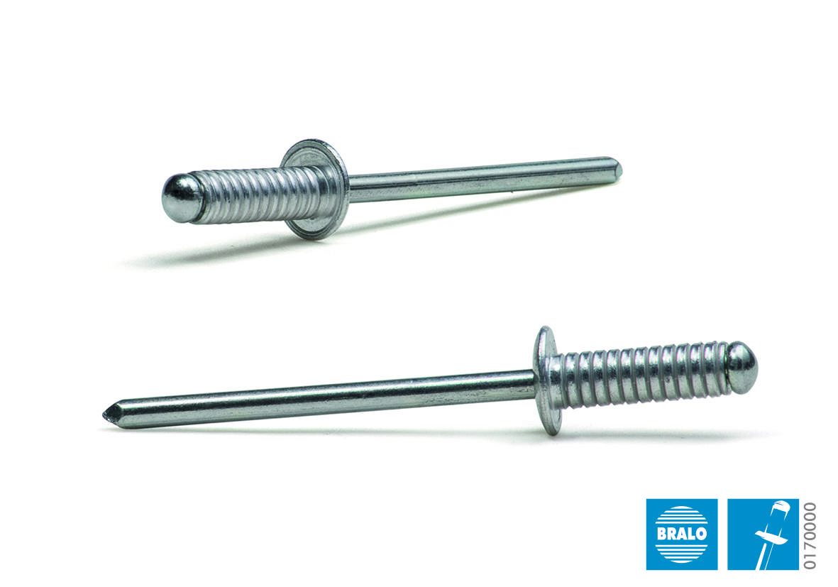 Blindnit 4,8 x 14 mm Alu/Stål, 250 st.