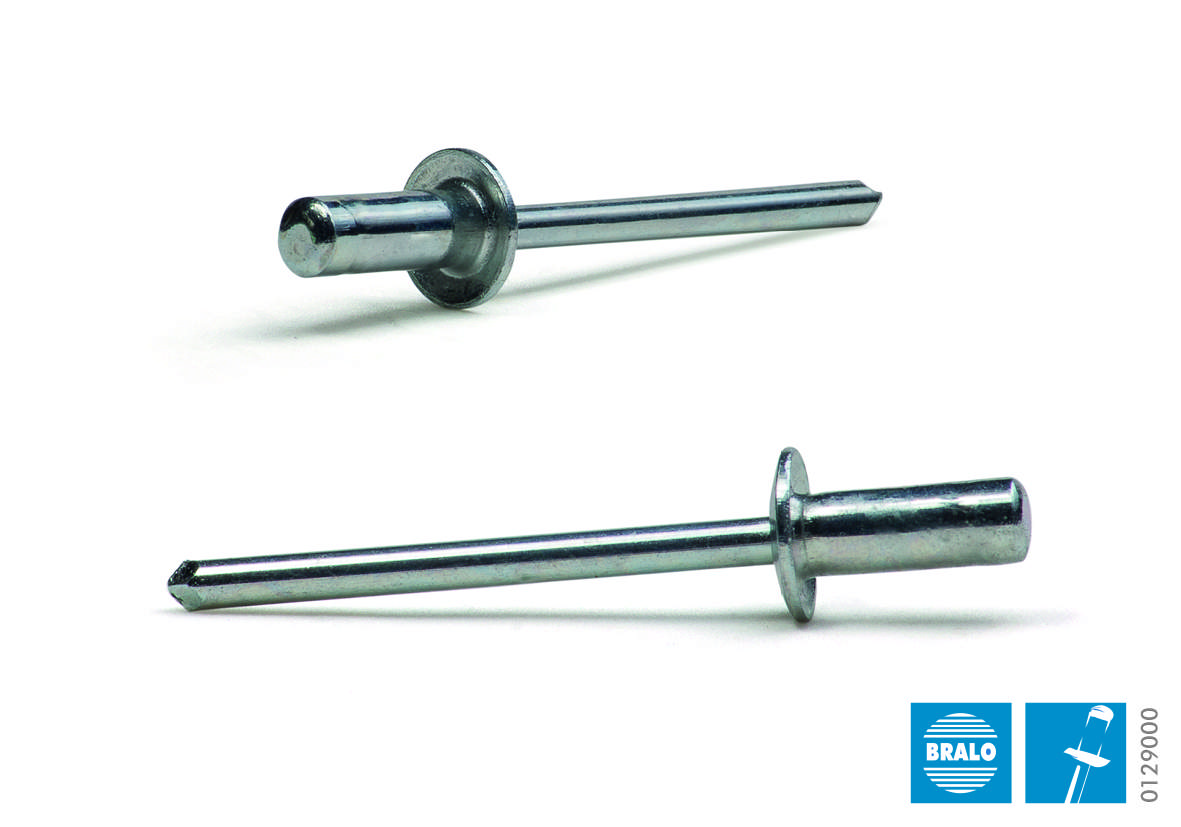 Blindnit 4,8 x 12 mm Stål/Stål, 250 st.
