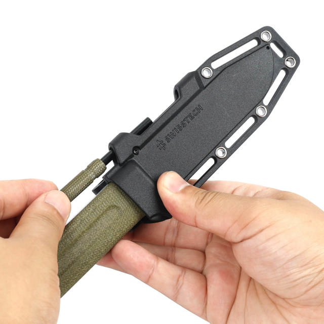 Stählern, fast kniv