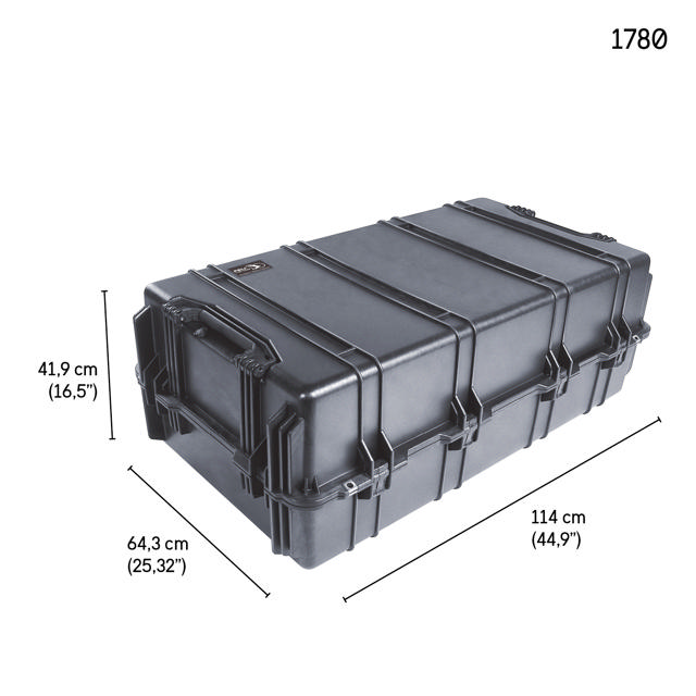 Peli™ 1780 Case m/skum & hjul