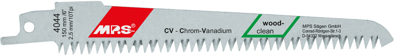 Tigersågsblad 4044 - 5 st., 150 mm CrV 10 tpi