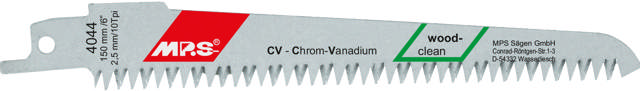 Tigersågsblad 4044 - 5 st., 150 mm CrV 10 tpi