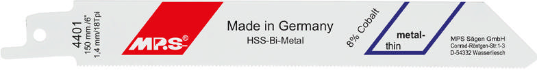 Tigersågsblad 4401 - 5 st., 150 mm Bimetall 18 tpi