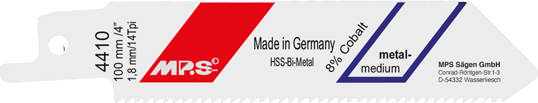 Tigersågsblad 4410 - 5 st., 100 mm Bimetall 14 tpi