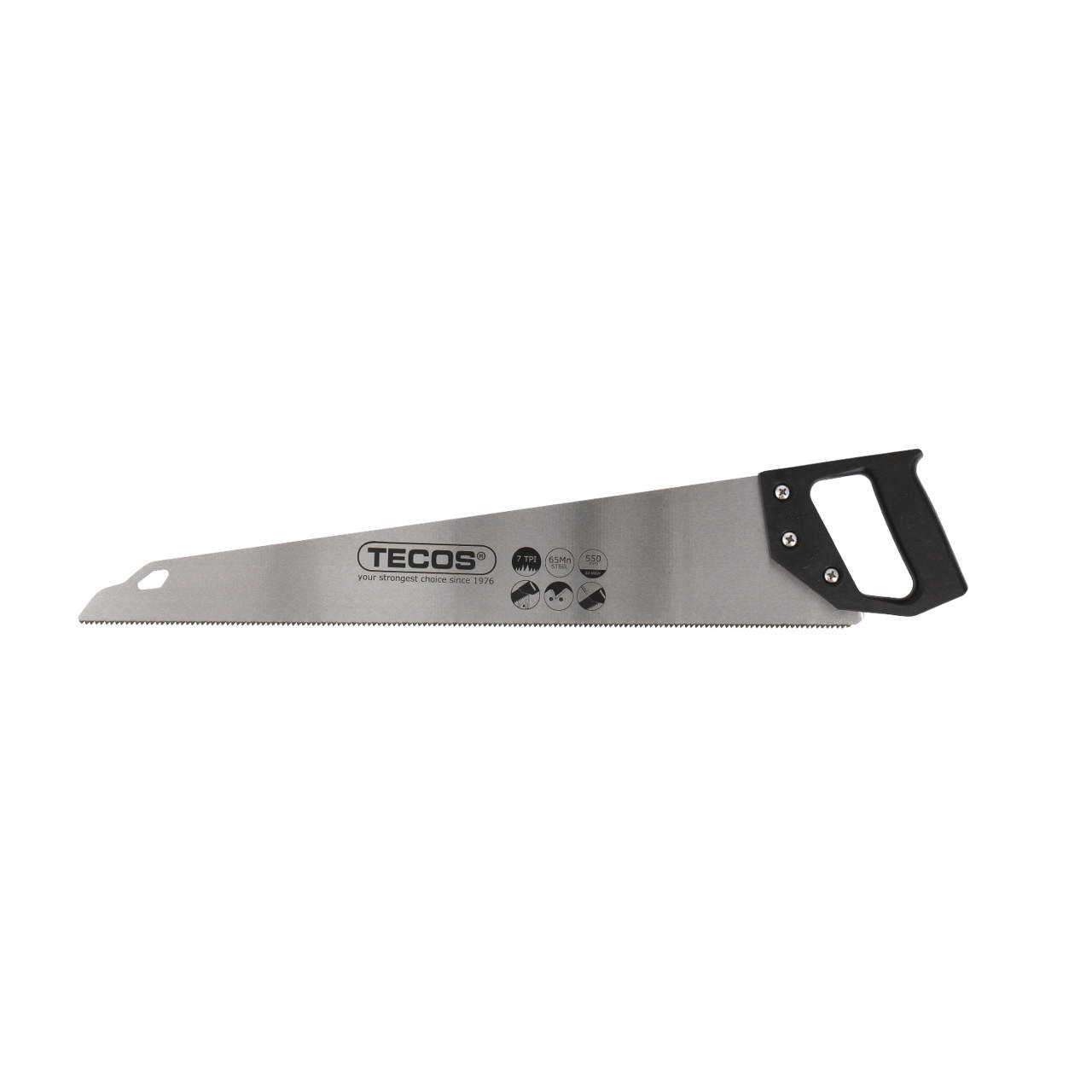 Handsåg U722 - 65 Mn Stål Blank 550 7 TPI