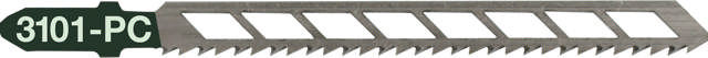 Sticksågsblad 3101PC - 2 st., 100 mm CrV 10tpi