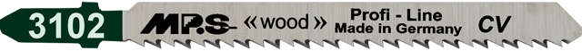 Sticksågsblad 3102 - 25 st., 100 mm CrV 10 tpi