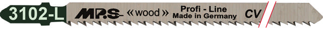 Sticksågsblad 3102L - 5st., 130 mm CrV 10tpi