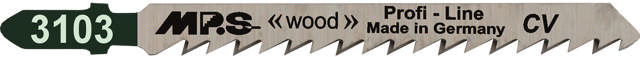 Sticksågsblad 3103 - 5 st., 100 mm CrV 6 tpi