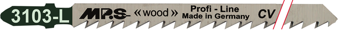 Sticksågsblad 3103L - 5 st., 130 mm CrV 6tpi