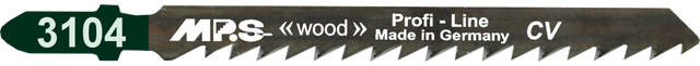 Sticksågsblad 3104 - 2 st., 100 mm CrV 6 tpi