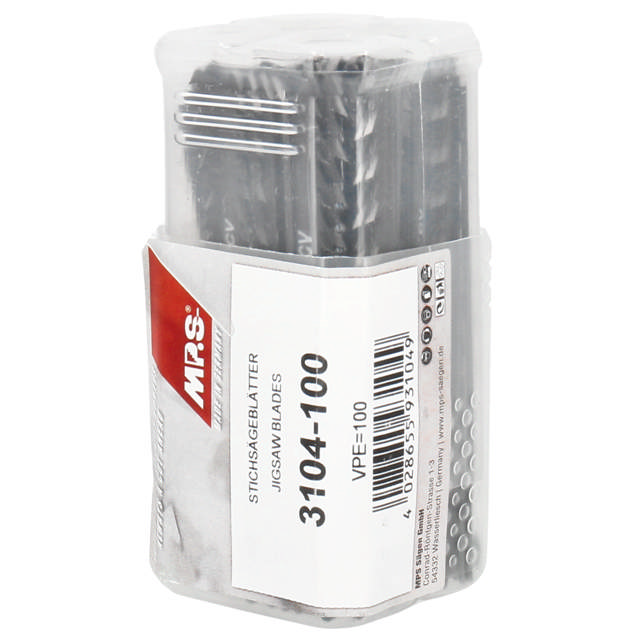 Sticksågsblad 3104 - 100 st., 100 mm CrV 6 tpi