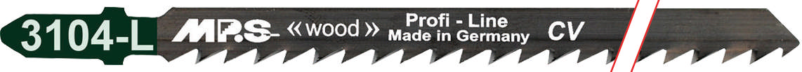 Sticksågsblad 3104L - 5 st., 130 mm CrV 6tpi