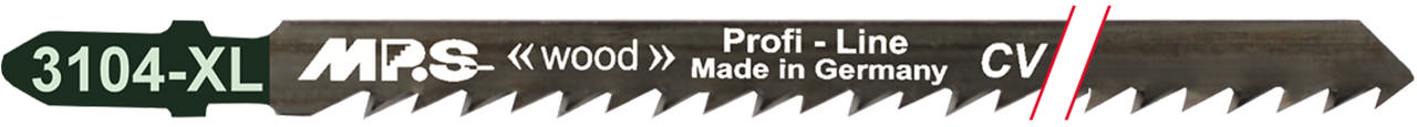 Sticksågsblad 3104XL - 5 st., 150 mm CrV 6tpi