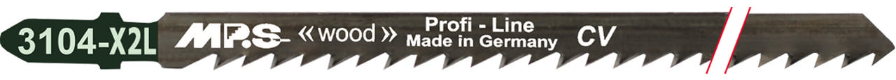 Sticksågsblad 3104X2L - 5 st., 170 mm CrV 6tpi