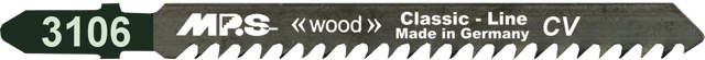Sticksågsblad 3106 - 5 st., 100 mm CrV 8 tpi