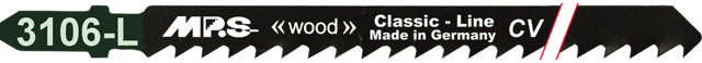 Sticksågsblad 3106L - 2 st., 132mm CrV 6tpi