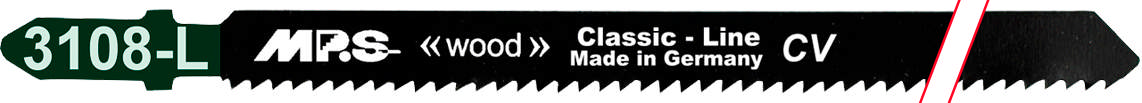 Sticksågsblad 3108L - 5 st., 132mm CrV 12tpi