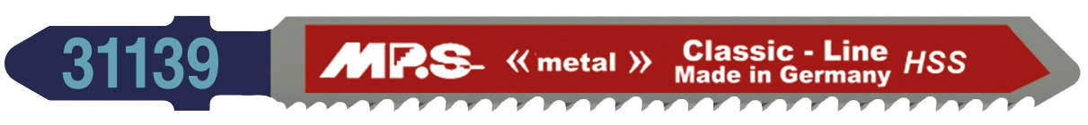 Sticksågsblad 31139 - 5 st., 90 mm HSS 11-13 tpi