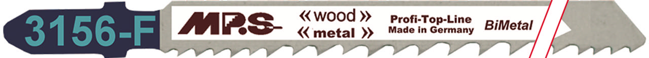 Sticksågsblad 3156F - 5 st., 130 mm BiM 6-12tpi