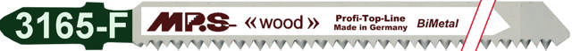 Sticksågsblad 3165F - 5 st., 132mm BiM 17tpi