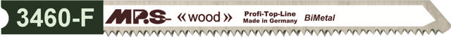 Sticksågsblad 3460-F, 2 st. 100 mm BiM 17 tpi