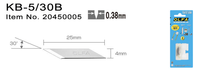 KB-5 / 30B blad & reserve nål