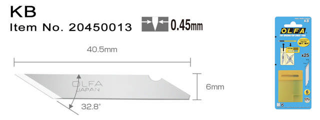 KB Knivblad - 25-pack t/AK-1
